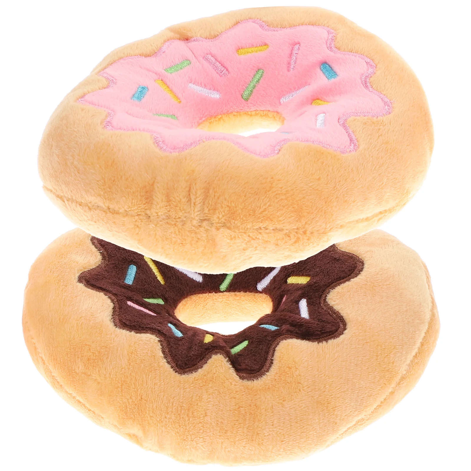 2pcs Dog Bite Doughnut Toys Adorable Sound Toy Funny Plush Playing Doughnut (Random Color)
2pcs Dog Bite Doughnut Toys Adorable Sound Toy Funny Plush Playing Doughnut (Random Color)