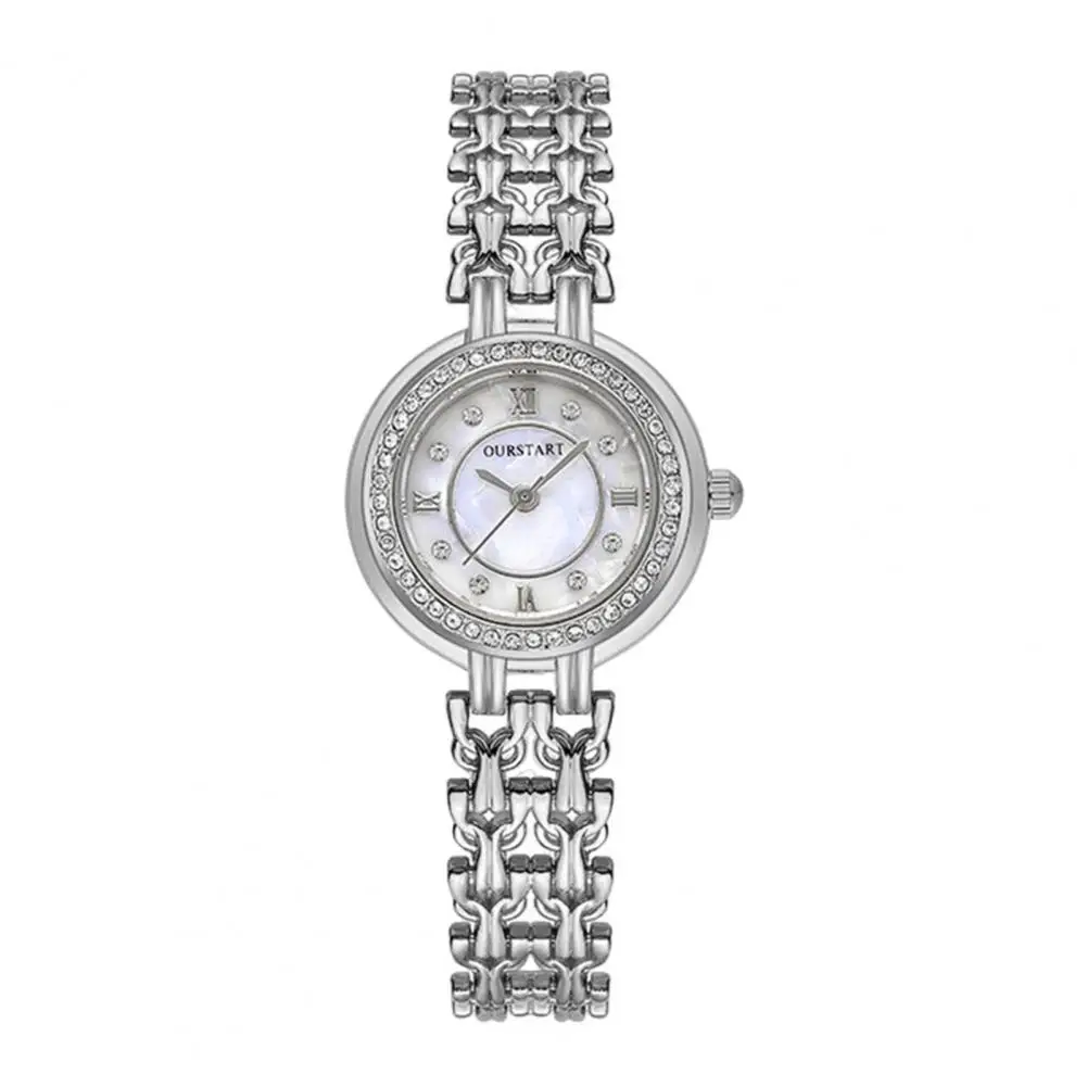 Formal Occasion Watch Elegant Rhinestone Bracelet Watch for Women Metal Strap Round Dial Wristwatch Fashion Jewelry for Ladies
Formal Occasion Watch Elegant Rhinestone Bracelet Watch for Women Metal Strap Round Dial Wristwatch Fashion Jewelry for Ladies