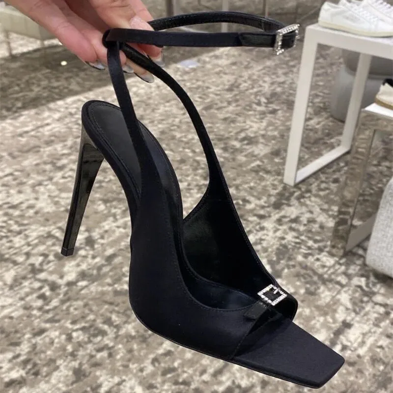 Sexy Women Sandals Black High Heels Peep Toe Women Pumps Gladiator Sandal Ankle Strap Prom Dress Shoes Woman Sandalias Mujer
Sexy Women Sandals Black High Heels Peep Toe Women Pumps Gladiator Sandal Ankle Strap Prom Dress Shoes Woman Sandalias Mujer