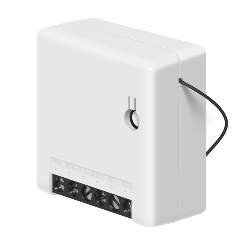 Voice Controlled Wifi Smart Light Switch Works with For Alexa and For Google 10A Mini R2 Two Way Remote Control (White)
Voice Controlled Wifi Smart Light Switch Works with For Alexa and For Google 10A Mini R2 Two Way Remote Control (White)
