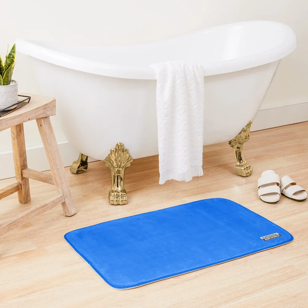 

Euphoria Bright Fluorescent Blue Neon Bath Mat Carpet In The Bathroom Carpet In The Living Room Rug Foot Bathroom Items Mat