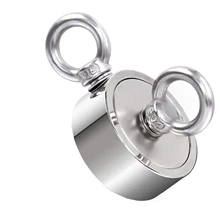 Powerful neodymium magnet double-sided magnet hook super powerful fishing fishing magnetic D48-D94MM max 300kg
Powerful neodymium magnet double-sided magnet hook super powerful fishing fishing magnetic D48-D94MM max 300kg
