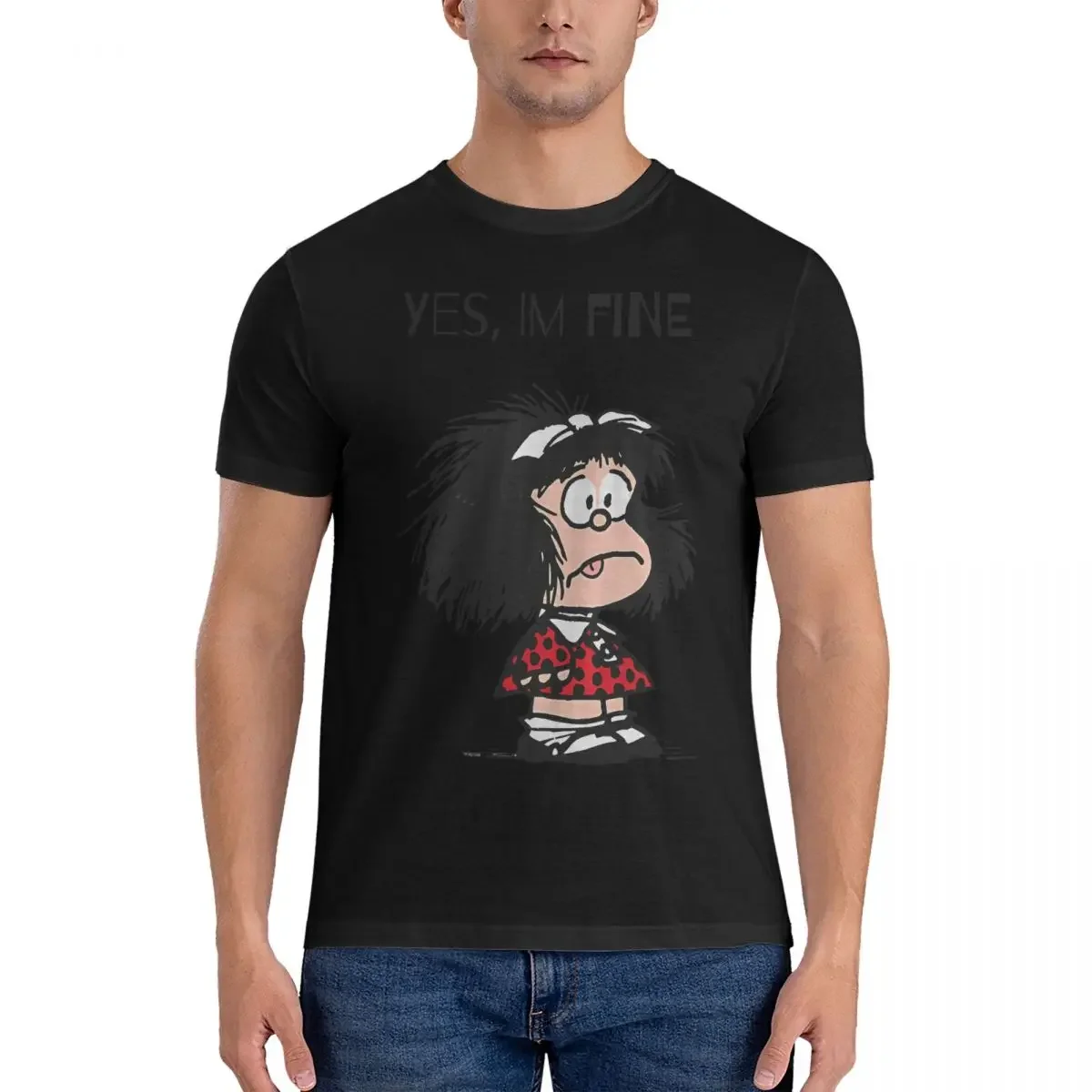 Mad Scoop Men's T Shirts Mafalda Vintage Tees Short Sleeve Round Neck T-Shirt 100% Cotton Summer Clothing 
Mad Scoop Men's T Shirts Mafalda Vintage Tees Short Sleeve Round Neck T-Shirt 100% Cotton Summer Clothing