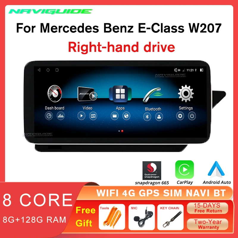 NAVIGUIDE 12.3INCH Android 12 Car Radio For Mercedes E-Class W207 RHD 2010-2016 Multimedia Player 4G Carplay Auto Stereo GPS
NAVIGUIDE 12.3INCH Android 12 Car Radio For Mercedes E-Class W207 RHD 2010-2016 Multimedia Player 4G Carplay Auto Stereo GPS