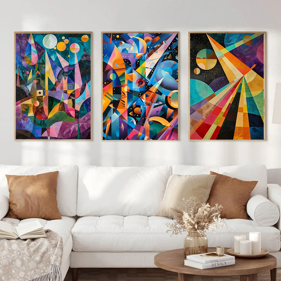 

Decoration Bedroom Colorful Abstract Art Home Decor Interior Paintings 1Pcs Canvas Painting Posters for Wall Decororation Room