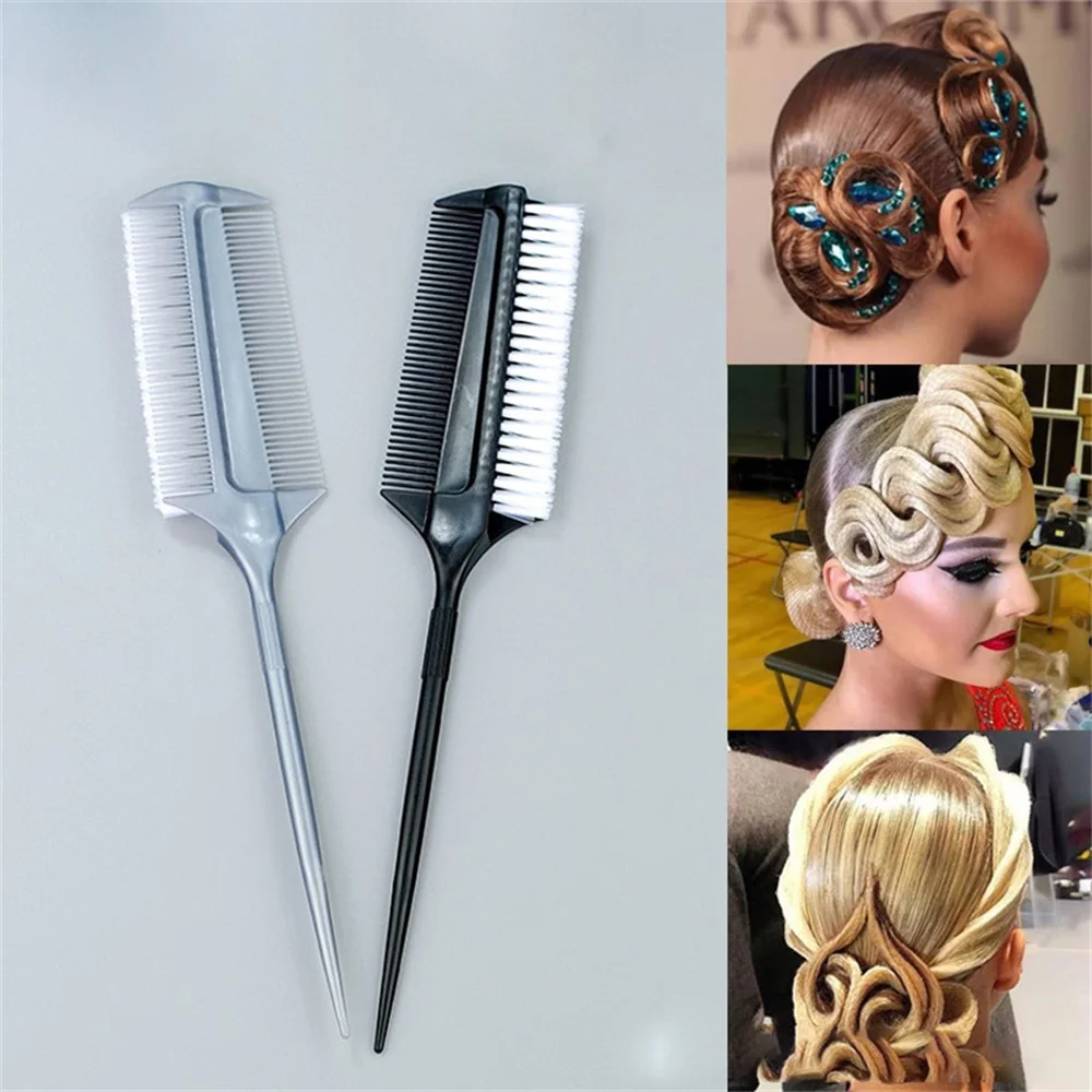 1PC Hair Dye Brush Plastic Hair Color Applicator Brush With Comb Barber Salon Tint Hairdressing Styling Tool
1PC Hair Dye Brush Plastic Hair Color Applicator Brush With Comb Barber Salon Tint Hairdressing Styling Tool