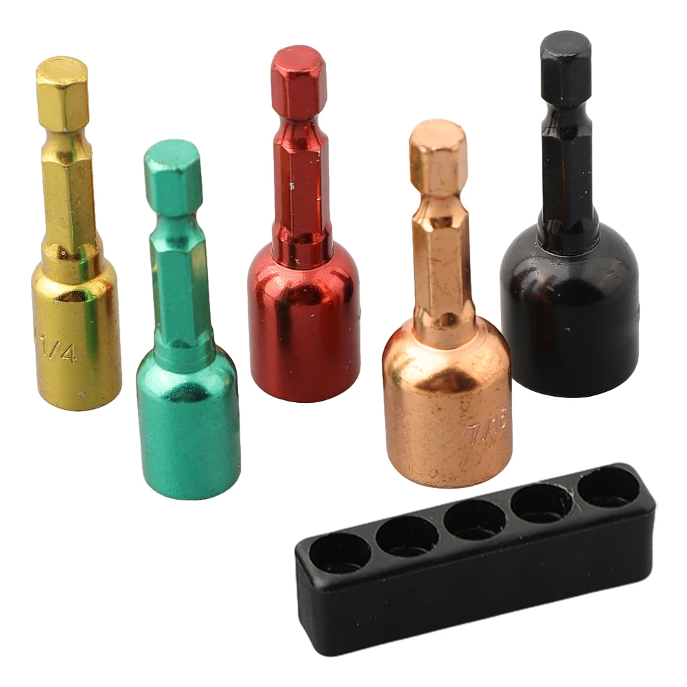 5PCS Impact Driver Socket Wrench Magnetic Nut Driver Socket Screwdriver Hex Electric Drill Bit Power Tools Accessories
5PCS Impact Driver Socket Wrench Magnetic Nut Driver Socket Screwdriver Hex Electric Drill Bit Power Tools Accessories