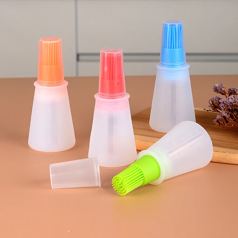 Silicone Oiler With Brush Seasoning Seasoning Sauce Brush With Scale Oil Bottle Bbq Kitchenware Gadgets Grilling Frying Tools
Silicone Oiler With Brush Seasoning Seasoning Sauce Brush With Scale Oil Bottle Bbq Kitchenware Gadgets Grilling Frying Tools
