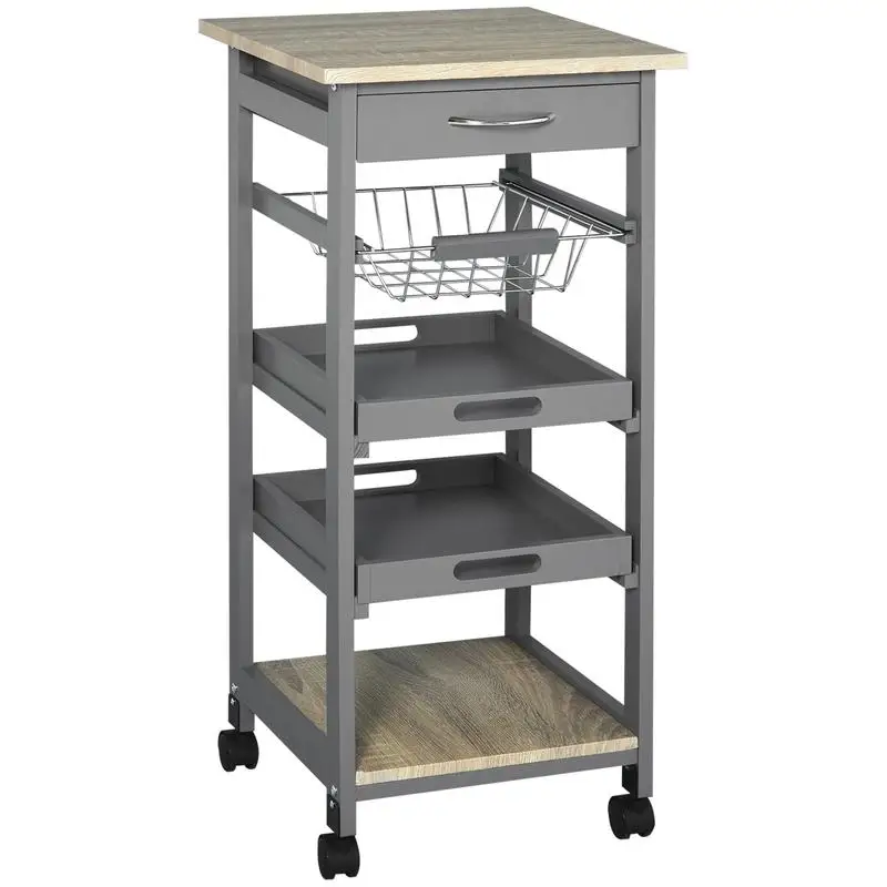 Toolyy Mall Mobile Rolling Kitchen Island Trolleyage Basket, Grey Organiser Racks
Toolyy Mall Mobile Rolling Kitchen Island Trolleyage Basket, Grey Organiser Racks