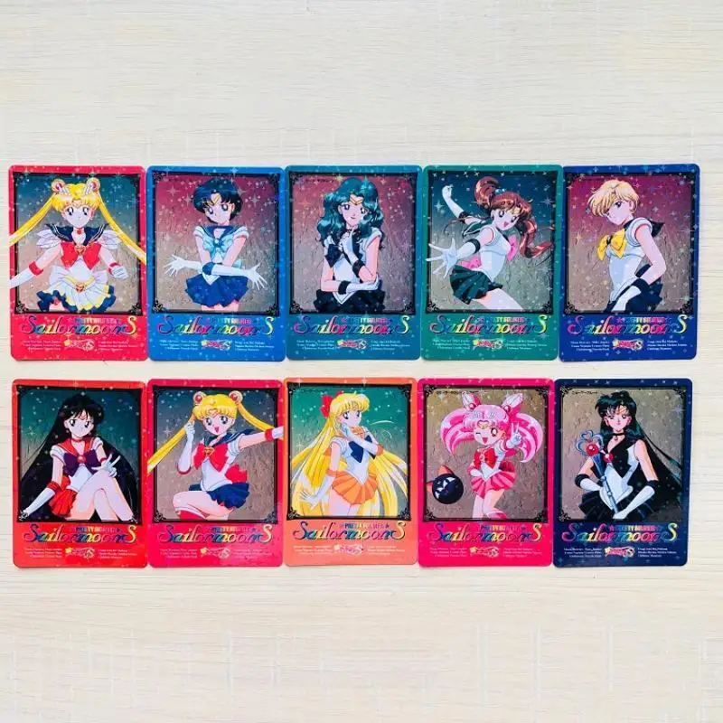 10Self Made Sailor Moon Mizuno Ami Meiou Setsuna Sailor Mars Anime Game Characters Classic Series Nostalgia Collection Card Toy
10Self Made Sailor Moon Mizuno Ami Meiou Setsuna Sailor Mars Anime Game Characters Classic Series Nostalgia Collection Card Toy
