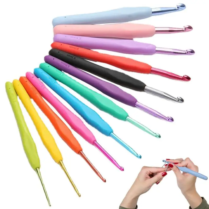 Crochet Hooks 12 PCS Ergonomic Crochet Hooks Colored Aluminum Knitting Needles With Soft Handle Comfortable Crochet Needles For
Crochet Hooks 12 PCS Ergonomic Crochet Hooks Colored Aluminum Knitting Needles With Soft Handle Comfortable Crochet Needles For