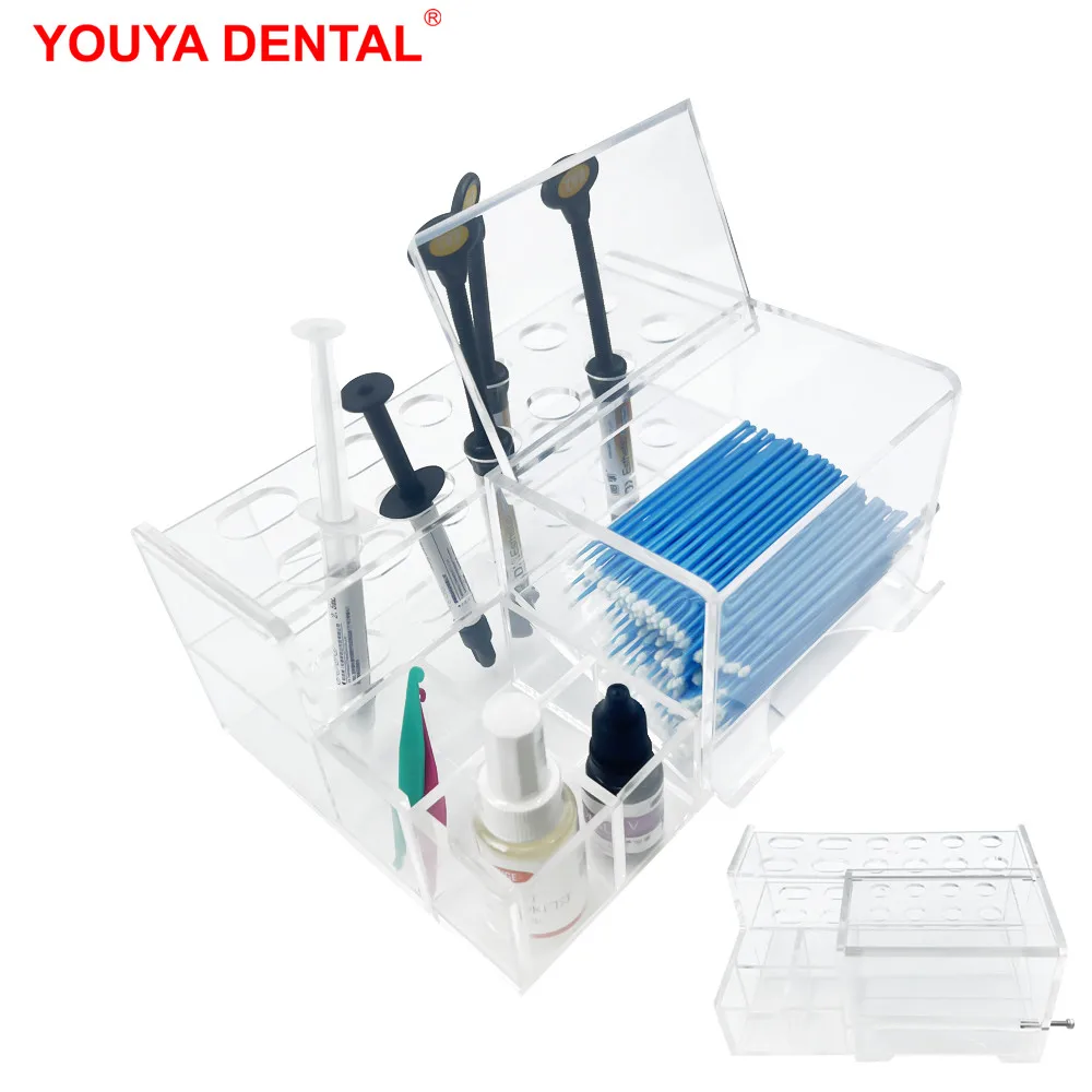 1Pcs Dental Adhesive Holder Syringe Resin Shelf Applicator Dispenser Placement Rack Dentistry Storage Box Case Acrylic Organizer
1Pcs Dental Adhesive Holder Syringe Resin Shelf Applicator Dispenser Placement Rack Dentistry Storage Box Case Acrylic Organizer