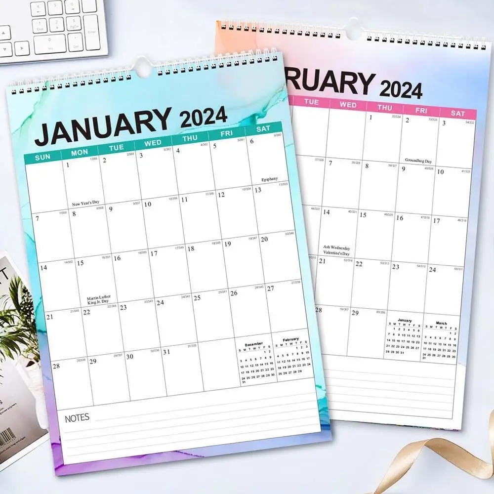 2024 English Coil Wall Calendar Home Office Hanging Wall Calendar Weekly Monthly Planner Agenda Organizer Schedule Reminder
2024 English Coil Wall Calendar Home Office Hanging Wall Calendar Weekly Monthly Planner Agenda Organizer Schedule Reminder
