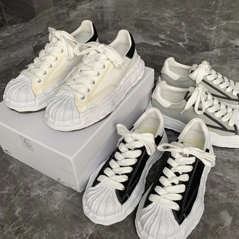 Melt Bottom Sneaker MMY Thick Bottom Sneaker for Men Mihara Canvas Shoes Women Causal Shoes Trend Borad Couples Shoes
Melt Bottom Sneaker MMY Thick Bottom Sneaker for Men Mihara Canvas Shoes Women Causal Shoes Trend Borad Couples Shoes