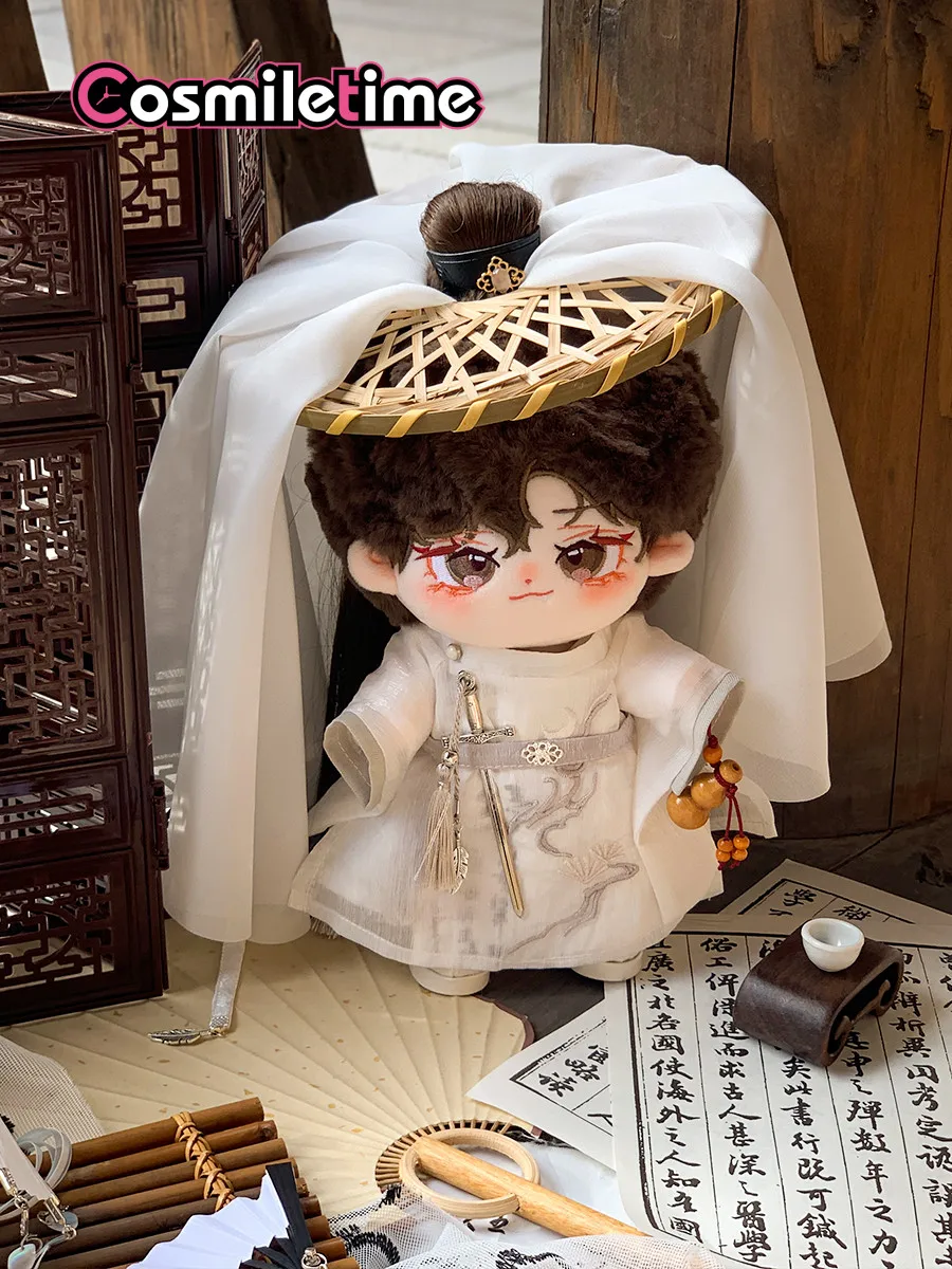 Handmade For 20cm Plush Doll Ancient Clothes Suit Boots White Gauze Bamboo Hat Anime Doll Accessories Toy For Kids Gifts
Handmade For 20cm Plush Doll Ancient Clothes Suit Boots White Gauze Bamboo Hat Anime Doll Accessories Toy For Kids Gifts