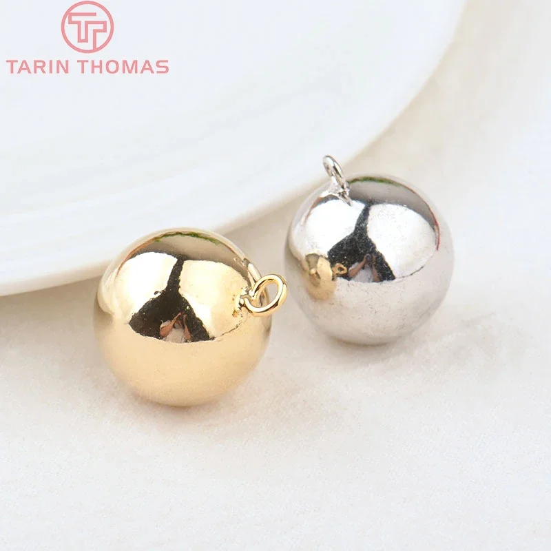 (132)4PCS 16MM 18MM Hole 3MM 24K Gold Color Plated Brass Music Round Bells Charms Pendants High Quality Jewelry Accessories()
(132)4PCS 16MM 18MM Hole 3MM 24K Gold Color Plated Brass Music Round Bells Charms Pendants High Quality Jewelry Accessories()