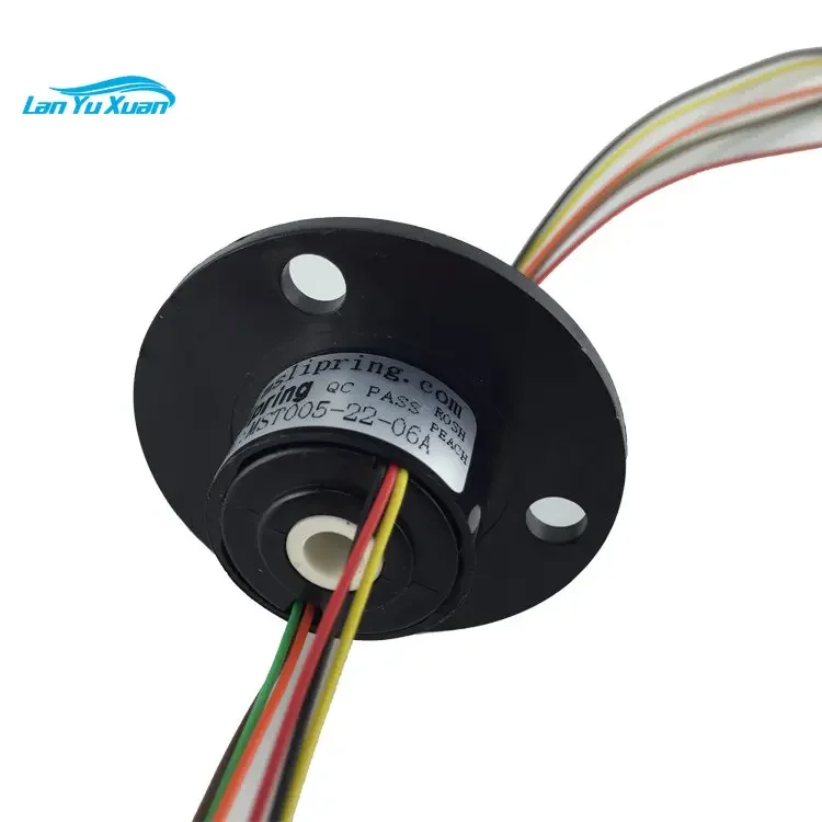 Through hole conductive slip ring aperture 5mm 2-12 ways 2A hollow shaft collector ring Ferris wheel rotary connector
Through hole conductive slip ring aperture 5mm 2-12 ways 2A hollow shaft collector ring Ferris wheel rotary connector