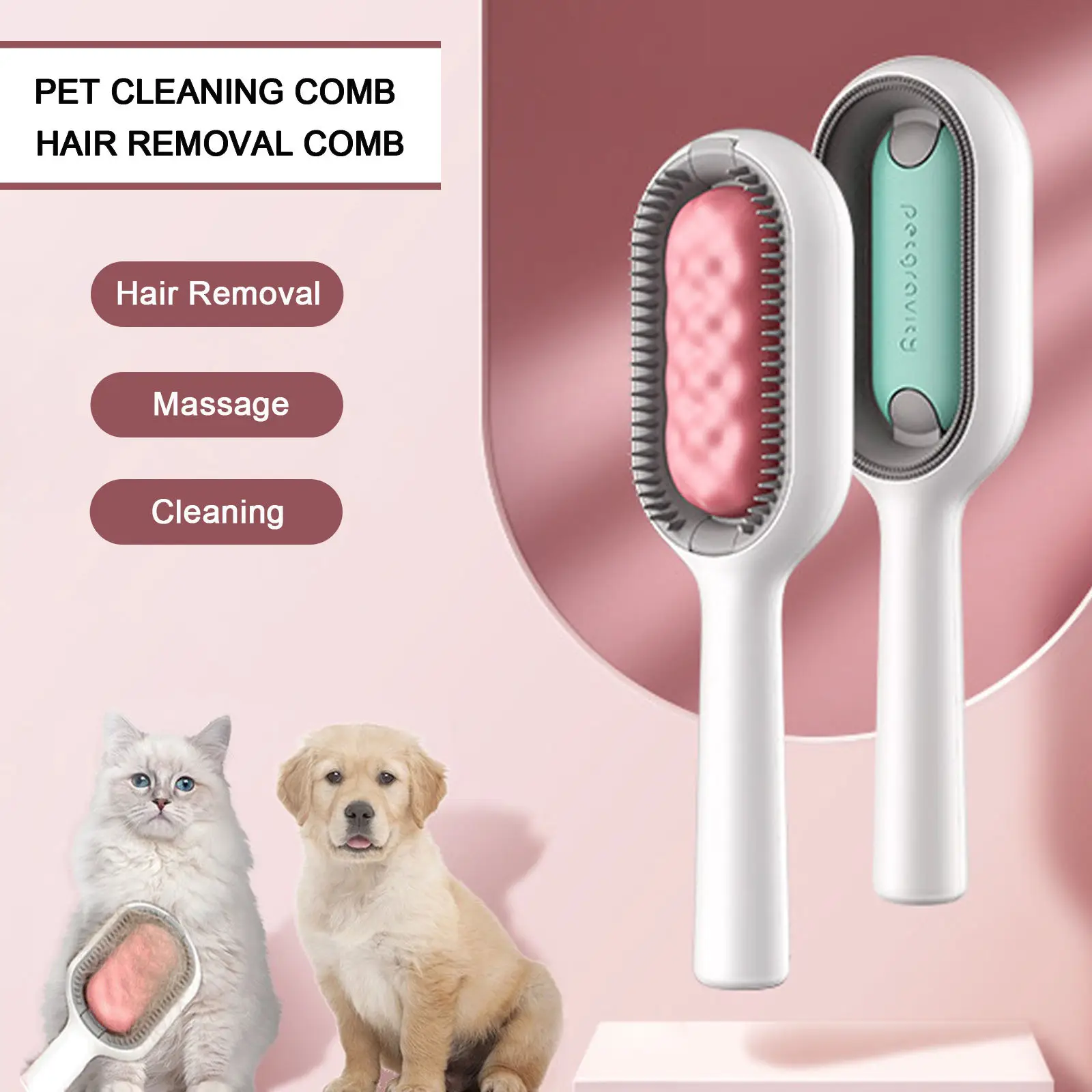 Creative Update Clean Cat Brush Cat Dog Hair Removal Comb Cleaning Floating Hair Removal Comb Wipes Pet Grooming Accessories
Creative Update Clean Cat Brush Cat Dog Hair Removal Comb Cleaning Floating Hair Removal Comb Wipes Pet Grooming Accessories