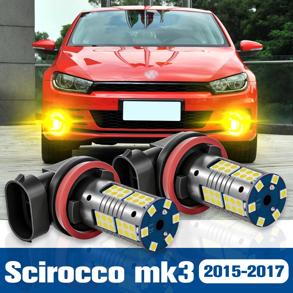 2pcs LED Fog Light Blub Lamp Accessories Canbus For VW Volkswagen Scirocco mk3 2015 2016 2017
2pcs LED Fog Light Blub Lamp Accessories Canbus For VW Volkswagen Scirocco mk3 2015 2016 2017