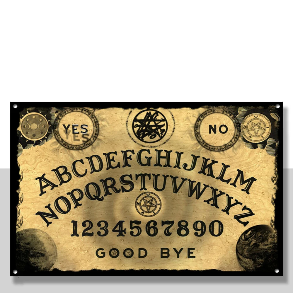 OUIJA доска металлический знак призраки страшные Декор настенное искусство ретро