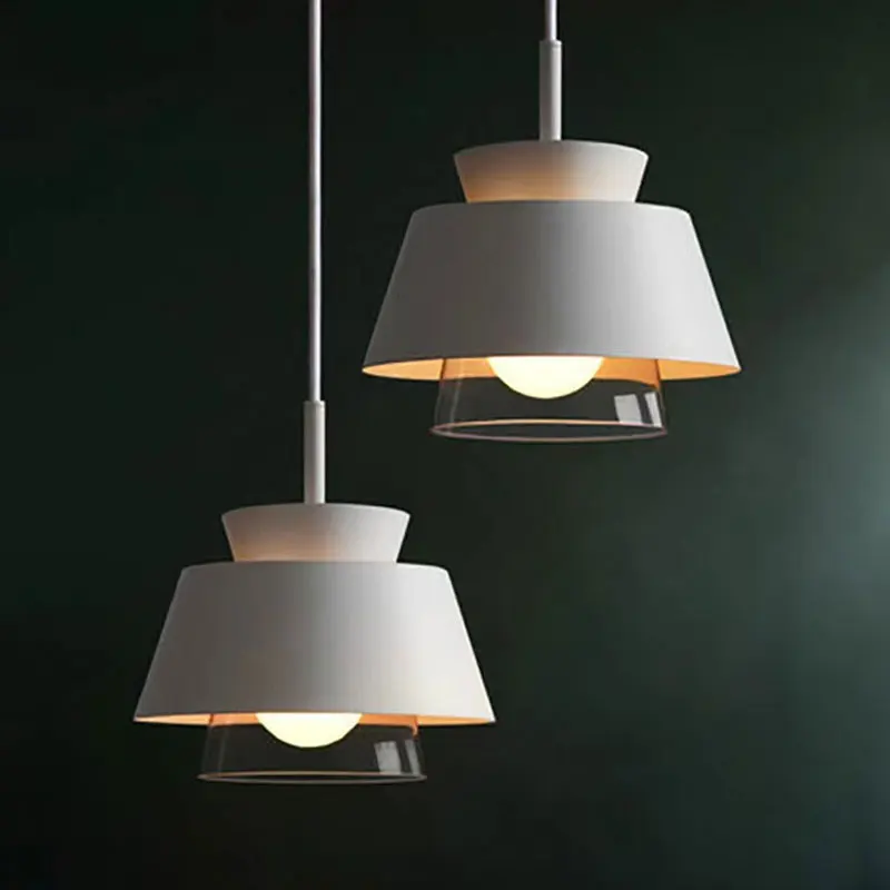 

Nordic Macaron Chandelier Creative Cement Glass Lamp Bedroom Living Room Restaurant Study Light Hotel Cafe LED Lighting Fixtures