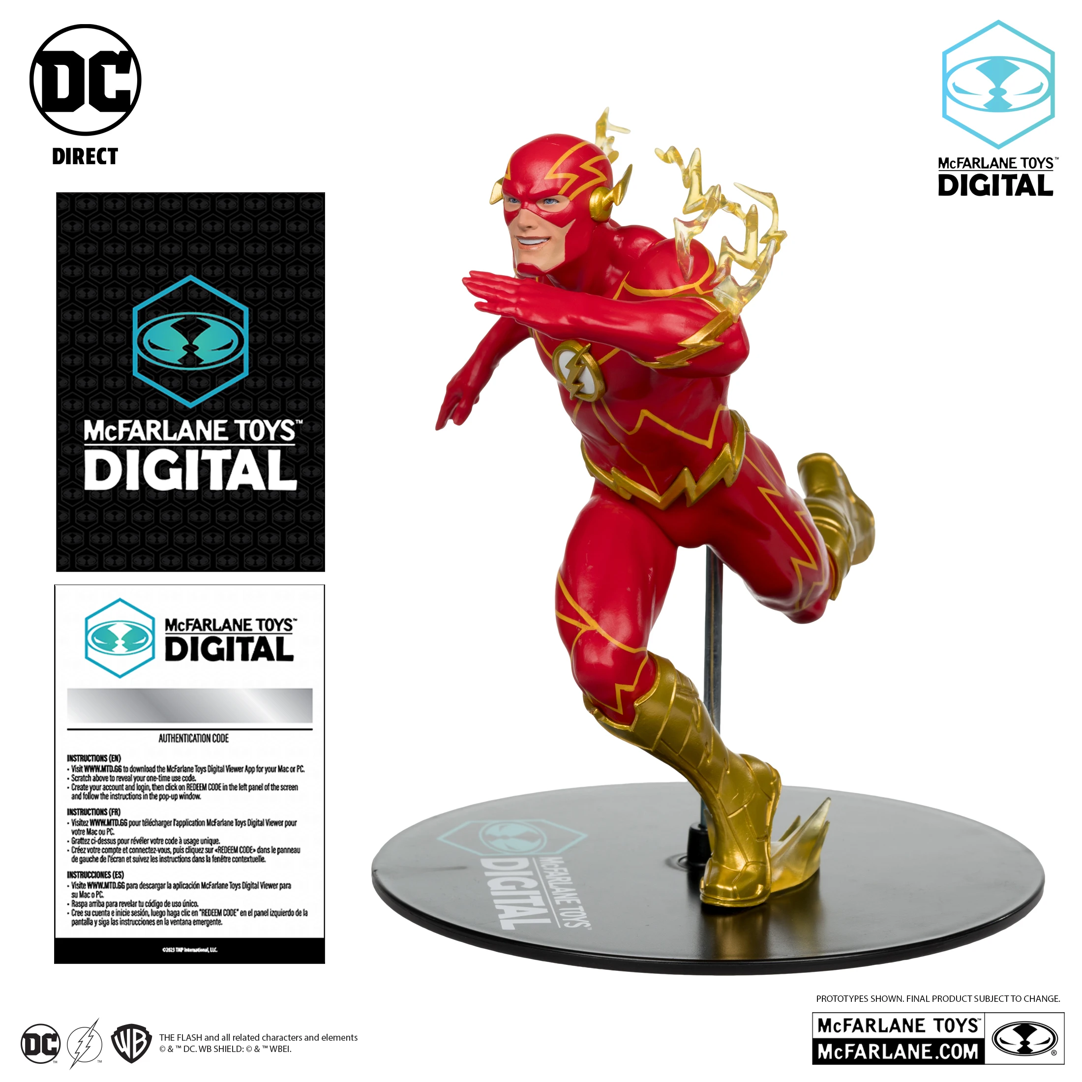 McFarlane Toys The Flash 1:6 Scale Statue 12 inch DC Multiverse Action Figure Model Toy Gift based on Jim Lee Artwork
McFarlane Toys The Flash 1:6 Scale Statue 12 inch DC Multiverse Action Figure Model Toy Gift based on Jim Lee Artwork