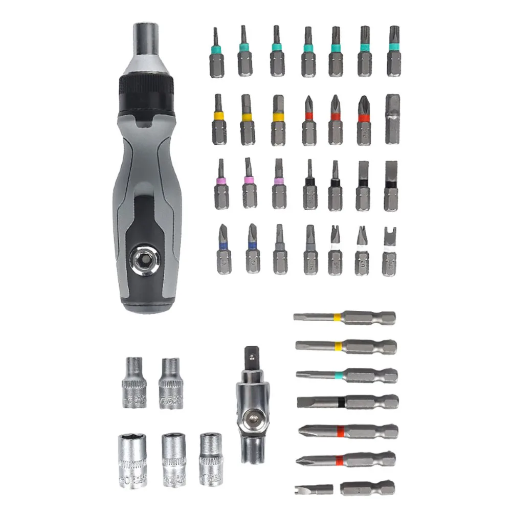 42in1 Precision Ratchet Screwdriver Hexagon Wrench With Sleeve For Mobile Phone Electronic Repairing Manual Tools Accessories
42in1 Precision Ratchet Screwdriver Hexagon Wrench With Sleeve For Mobile Phone Electronic Repairing Manual Tools Accessories