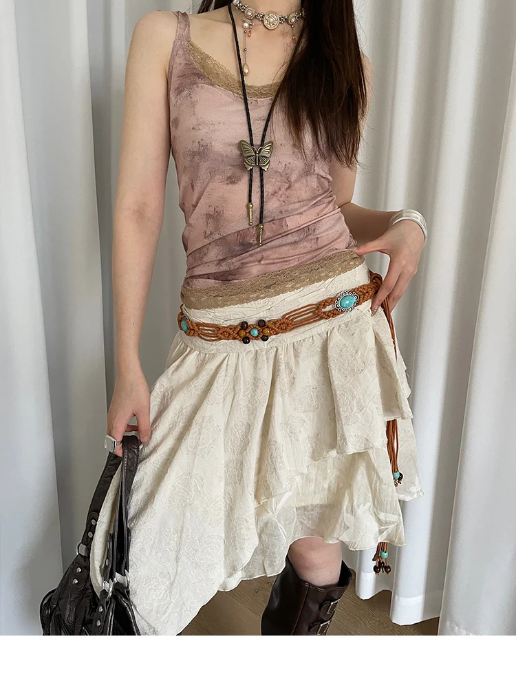 Vintage Beaded Waist Belt - Bohemian Woven Ethnic Accent for Skirts & Dresses 4 S5a26b29515c246d68ea40025bf972232G