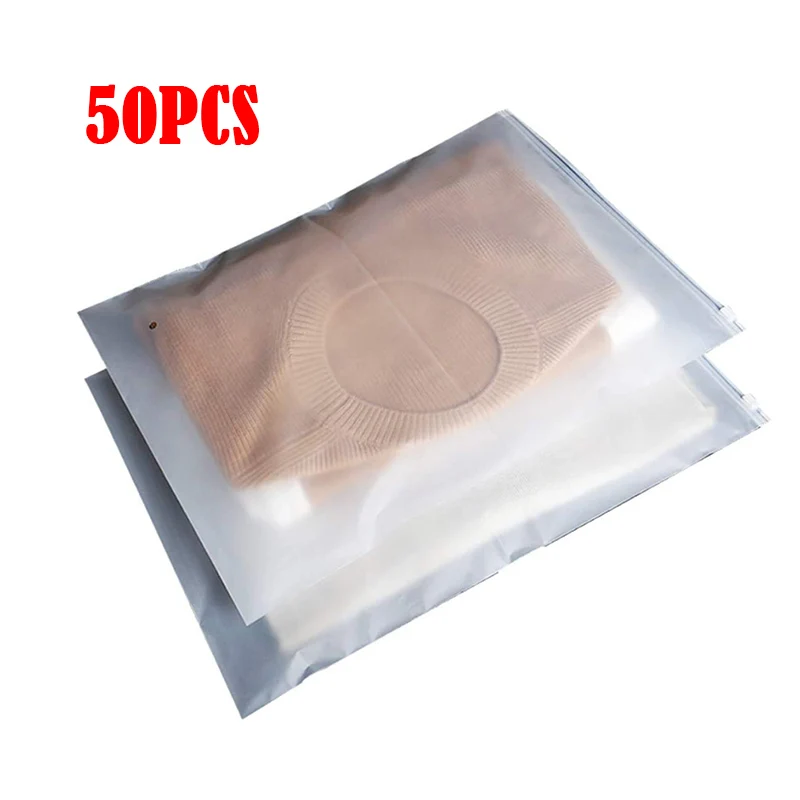 50Pcs Frosted Translucent Plastic Bags Resealable Polypropylene Poly Bags Clothing Storage Bag For Packaging
50Pcs Frosted Translucent Plastic Bags Resealable Polypropylene Poly Bags Clothing Storage Bag For Packaging