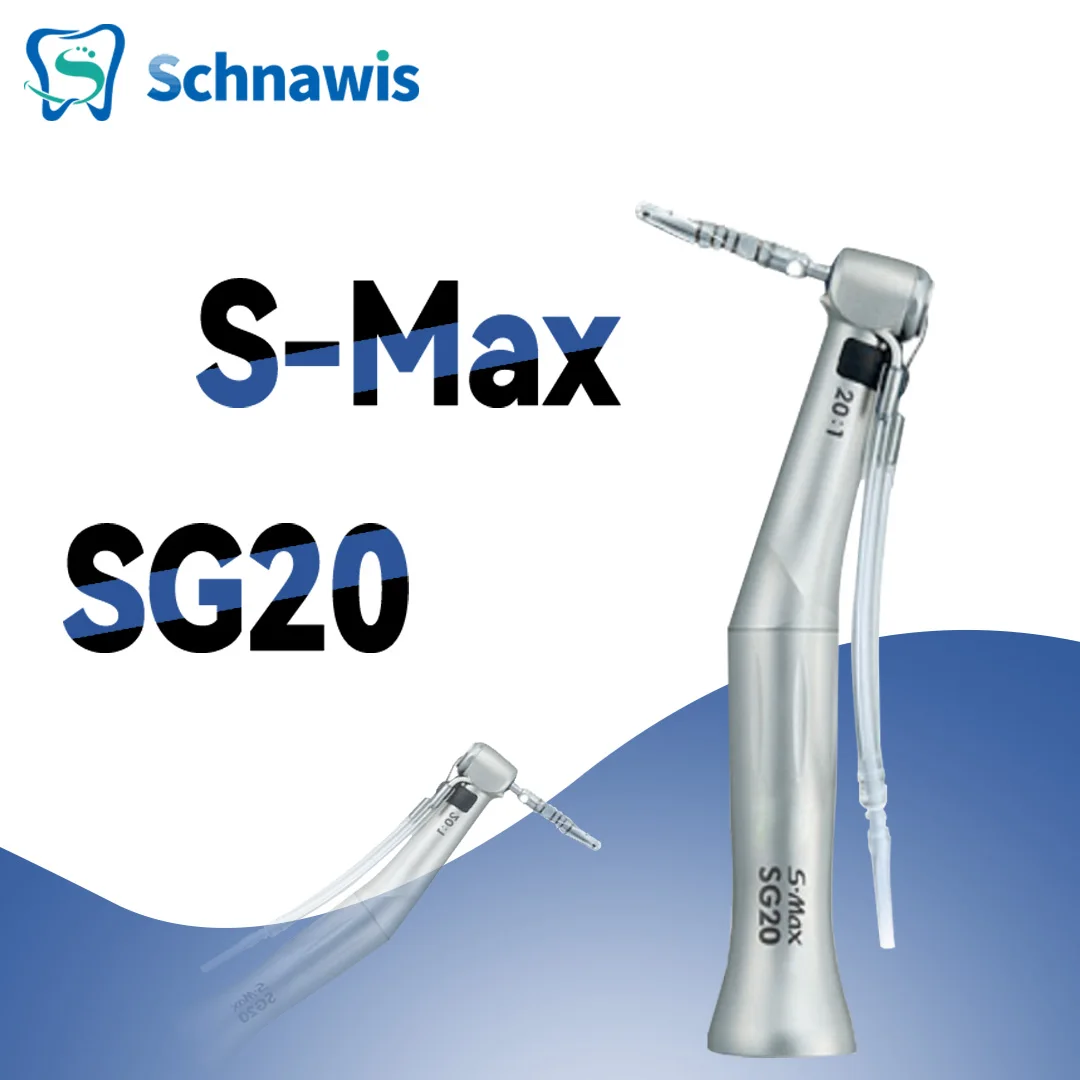 Стоматологический низкоскоростной наконечник S.Max SG20, снижение 20:1, имплантационная хирургия, наконечник с углом наклона, воздушная турбина
Стоматологический низкоскоростной наконечник S.Max SG20, снижение 20:1, имплантационная хирургия, наконечник с углом наклона, воздушная турбина
