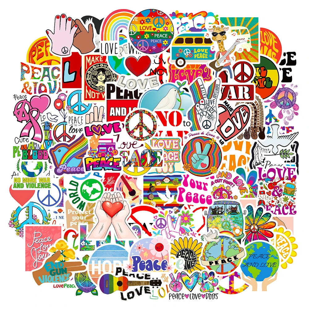 30/50/100PCS Peace And Love Stickers for Skateboard Luggage Laptop Guitar Bike Scrapbook Peace Graffiti Sticker Decals Decor
30/50/100PCS Peace And Love Stickers for Skateboard Luggage Laptop Guitar Bike Scrapbook Peace Graffiti Sticker Decals Decor