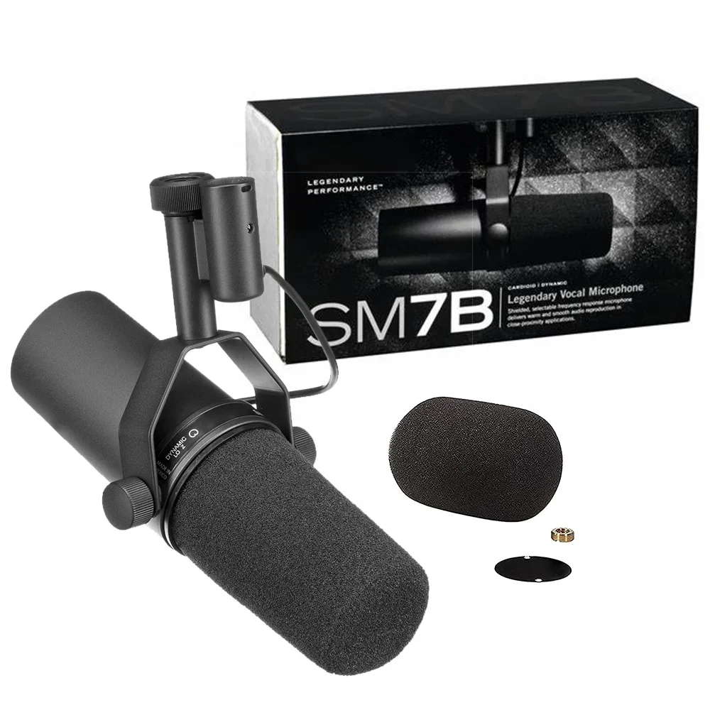 SM7B Cardioid Dynamic Microphone Sm7b 7B Studio Selectable Frequency Response Microphone for Live Stage Recording Podcasting
SM7B Cardioid Dynamic Microphone Sm7b 7B Studio Selectable Frequency Response Microphone for Live Stage Recording Podcasting