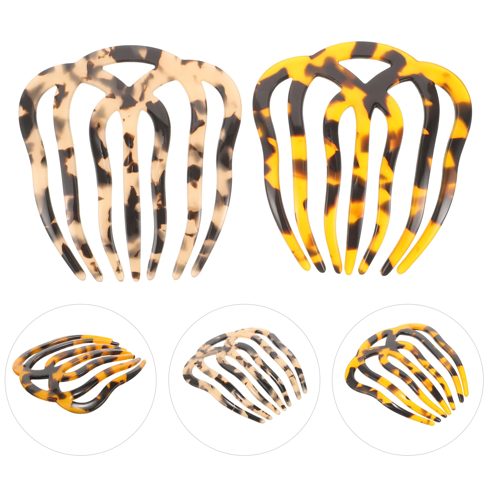 2 Pcs Hair Pin Retro Seven-Tooth Comb Exquisite Styling Combs Durable Hairbrushes Vintage Practical Barber Supplies Props Miss 
2 Pcs Hair Pin Retro Seven-Tooth Comb Exquisite Styling Combs Durable Hairbrushes Vintage Practical Barber Supplies Props Miss