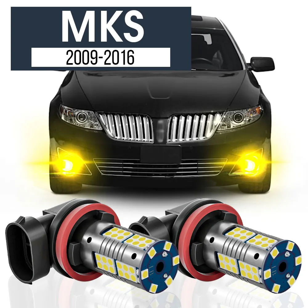 

2pcs LED Fog Light Lamp Blub Canbus Accessories For Lincoln MKS 2009 2010 2011 2012 2013 2014 2015 2016