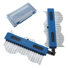 2 Pieces Metal Contour Gauge With Angle Connector Profile Gauge Shape Duplicator Precisely Fast Copy Irregular Shapes For Perfec
2 Pieces Metal Contour Gauge With Angle Connector Profile Gauge Shape Duplicator Precisely Fast Copy Irregular Shapes For Perfec