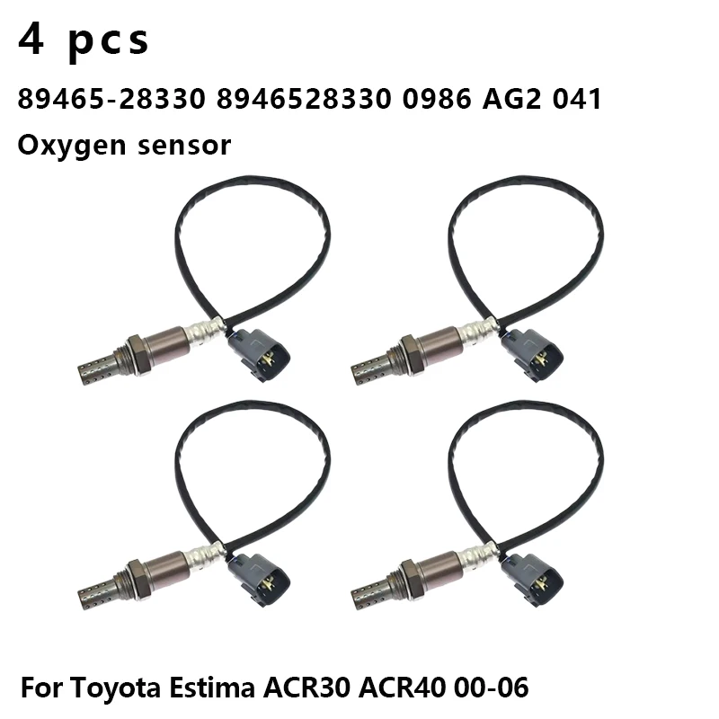Кислородный датчик 89465-28330 89465-28320 для Toyota Estima ACR30 ACR40 00-06, 4 шт.
Кислородный датчик 89465-28330 89465-28320 для Toyota Estima ACR30 ACR40 00-06, 4 шт.