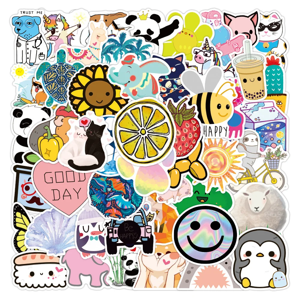 10/30/50PCS Cartoon Small Animal Personality Graffiti Creative Sticker Desk Laptop Suitcase Guitar Waterproof Sticker Wholesale
10/30/50PCS Cartoon Small Animal Personality Graffiti Creative Sticker Desk Laptop Suitcase Guitar Waterproof Sticker Wholesale