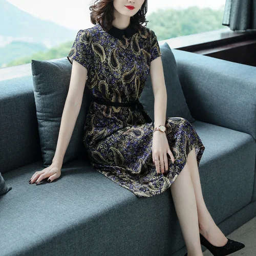 Silk Spring Summer Dress Women Clothes 2023 Elegant High Quality Midi Ladies Dresses Party Fashion Vestido De Mulher KJ
Silk Spring Summer Dress Women Clothes 2023 Elegant High Quality Midi Ladies Dresses Party Fashion Vestido De Mulher KJ