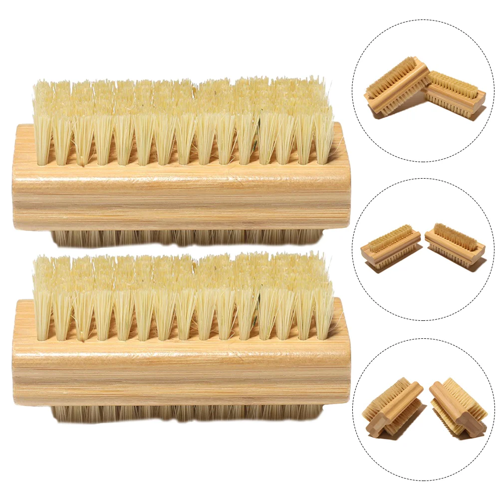 2 Pcs Wash Brush Bamboo Sisal Scrub Double-sided Nail Multi-function Scrubber Daily Use
2 Pcs Wash Brush Bamboo Sisal Scrub Double-sided Nail Multi-function Scrubber Daily Use