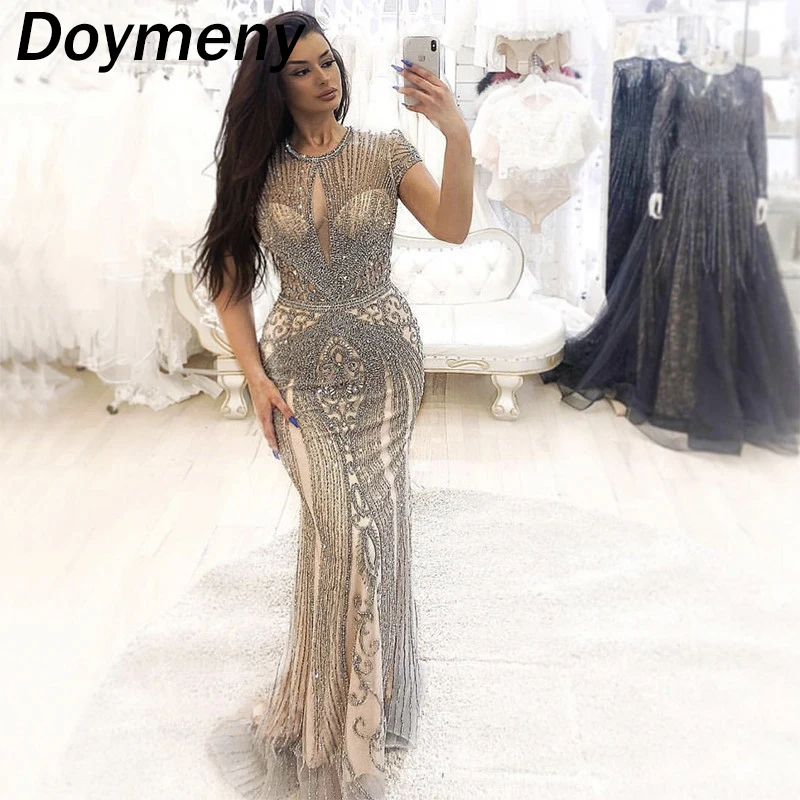 Doymeny Elegant Prom Dresses2023 Beaded O-neck Mermaid Cocktail Formal Evening Party Gowns فساتين للحفلات الراقصةvestido de Gala
Doymeny Elegant Prom Dresses2023 Beaded O-neck Mermaid Cocktail Formal Evening Party Gowns فساتين للحفلات الراقصةvestido de Gala