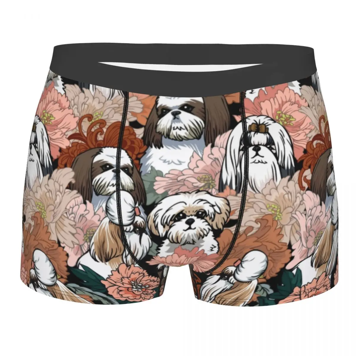 Novelty Shih Tzu Dog Flowers Pattern Boxers Shorts Underpants Men's Stretch Pet Animal Briefs Underwear
Novelty Shih Tzu Dog Flowers Pattern Boxers Shorts Underpants Men's Stretch Pet Animal Briefs Underwear