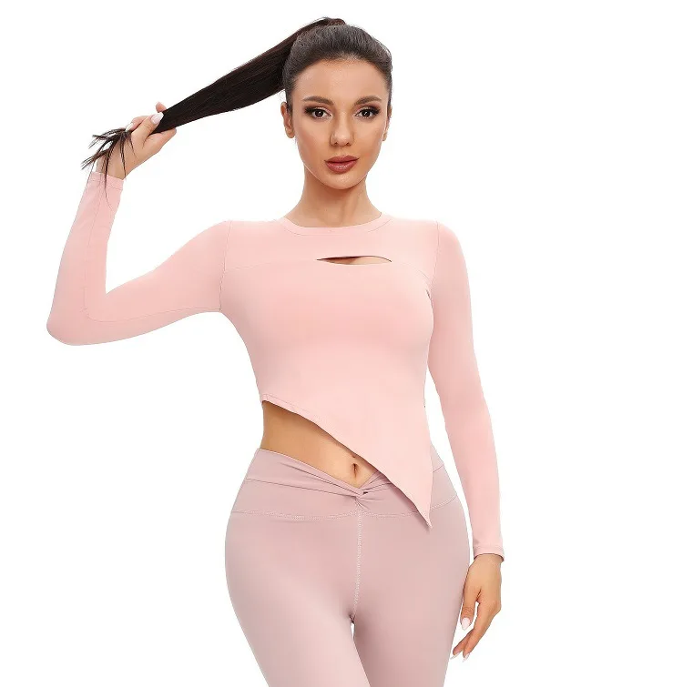 Женская быстросохнущая дышащая коническая Спортивная футболка NIOKI Yoga с длинным рукавом для тренировок фитнеса
Женская быстросохнущая дышащая коническая Спортивная футболка NIOKI Yoga с длинным рукавом для тренировок фитнеса