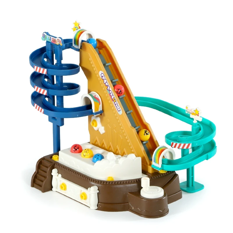 

2023 Hot-DIY Funny Roller Coaster Amusement Park Screw Assemble Toys Puzzle Model Toy Gift Baby Educational Toys
