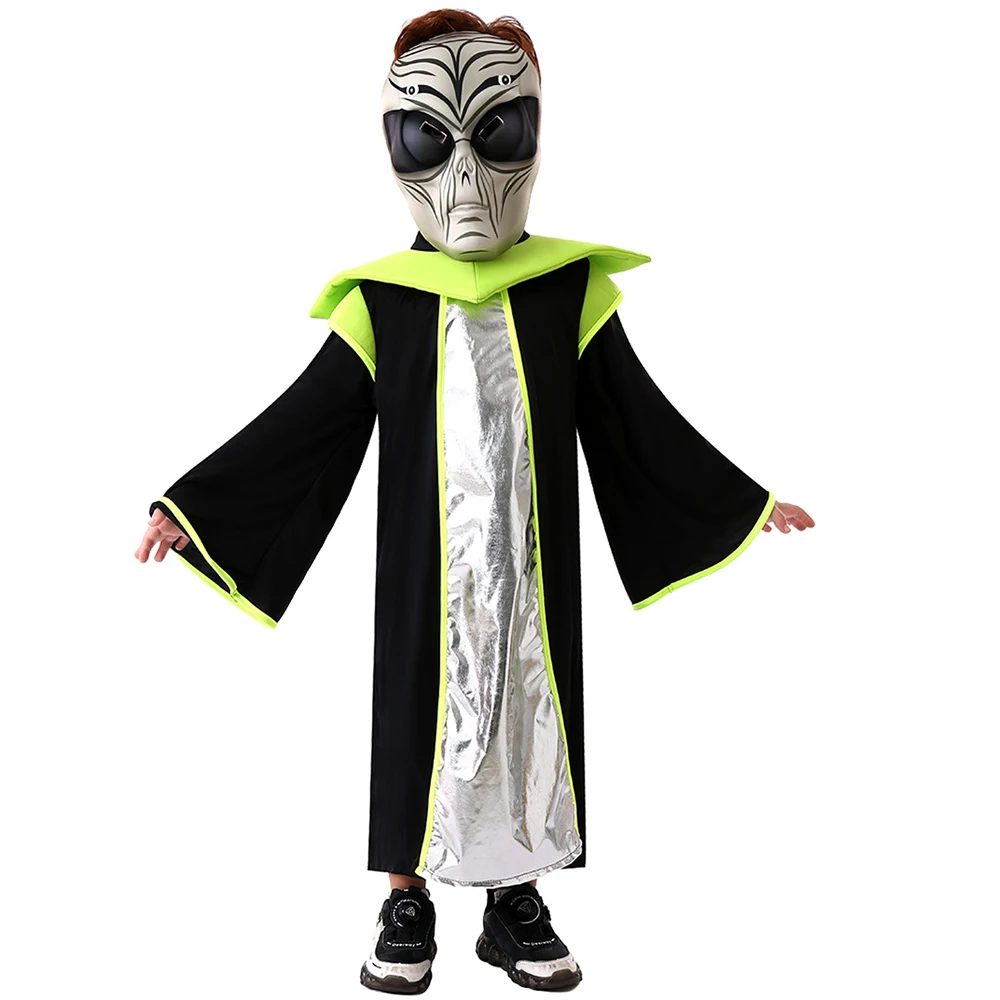 Дети E.T. Костюм на Хэллоуин с маской инопланетянина, НЛО, космонавт, маскарадный костюм, космос, инопланетянин, костюм для мальчиков, костюм на Хэллоуин
Дети E.T. Костюм на Хэллоуин с маской инопланетянина, НЛО, космонавт, маскарадный костюм, космос, инопланетянин, костюм для мальчиков, костюм на Хэллоуин