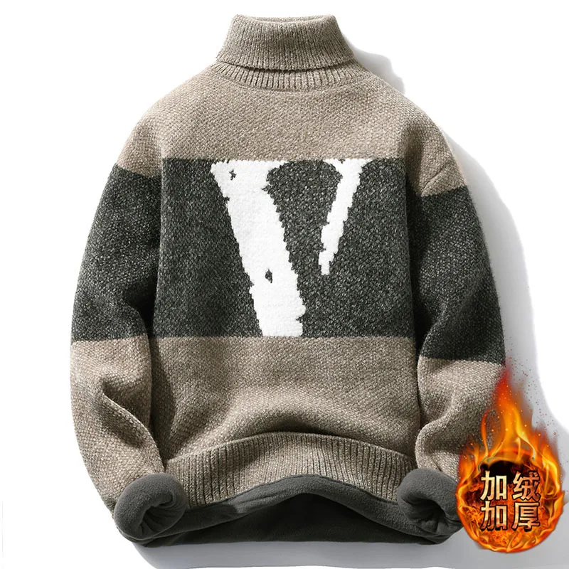 2023 Autumn and Winter New Fashion Casual Warm Sweater Men's Loose Comfortable Plus Fleece Thickened Large Size Sweater M-3XL
2023 Autumn and Winter New Fashion Casual Warm Sweater Men's Loose Comfortable Plus Fleece Thickened Large Size Sweater M-3XL