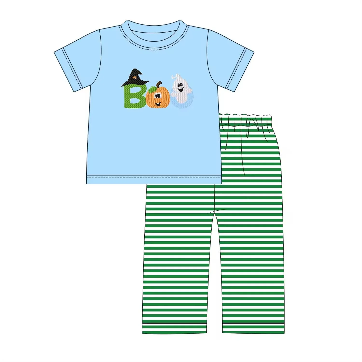 Halloween Collection boo pumpkin print Short Sleeve Long Pants Set romper Toddler Baby Clothes Kids Girls Clothes Boy Outfit Set
Halloween Collection boo pumpkin print Short Sleeve Long Pants Set romper Toddler Baby Clothes Kids Girls Clothes Boy Outfit Set