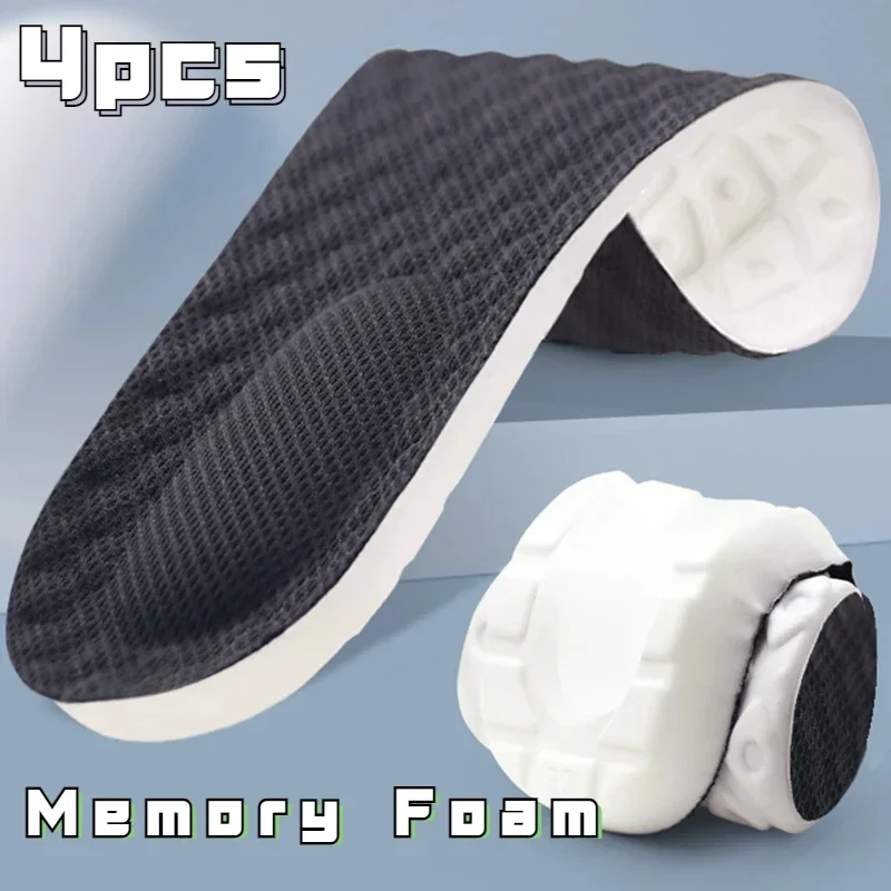 4pcs Latex Sport Insoles for Men Women Soft High Elasticity Memory Foam Insoles Insert Shoes Pads Breathable Massage Cushion Pad
4pcs Latex Sport Insoles for Men Women Soft High Elasticity Memory Foam Insoles Insert Shoes Pads Breathable Massage Cushion Pad