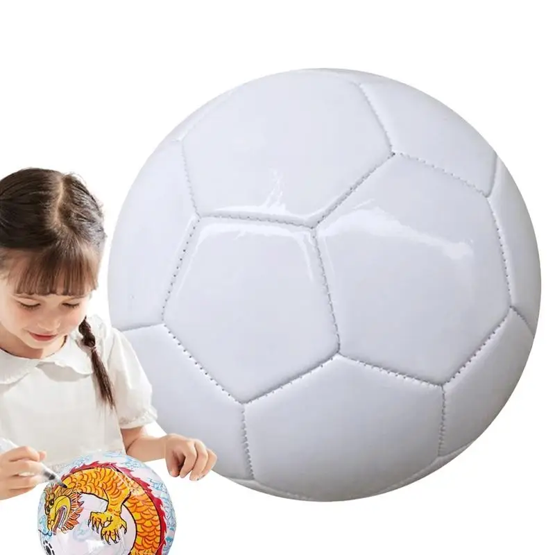 

White Soccer Ball Signing Soccer Ball Autograph Soccer Ball White Official Size 3/4/5 Soccer Ball White Soccer Ball For Birthday