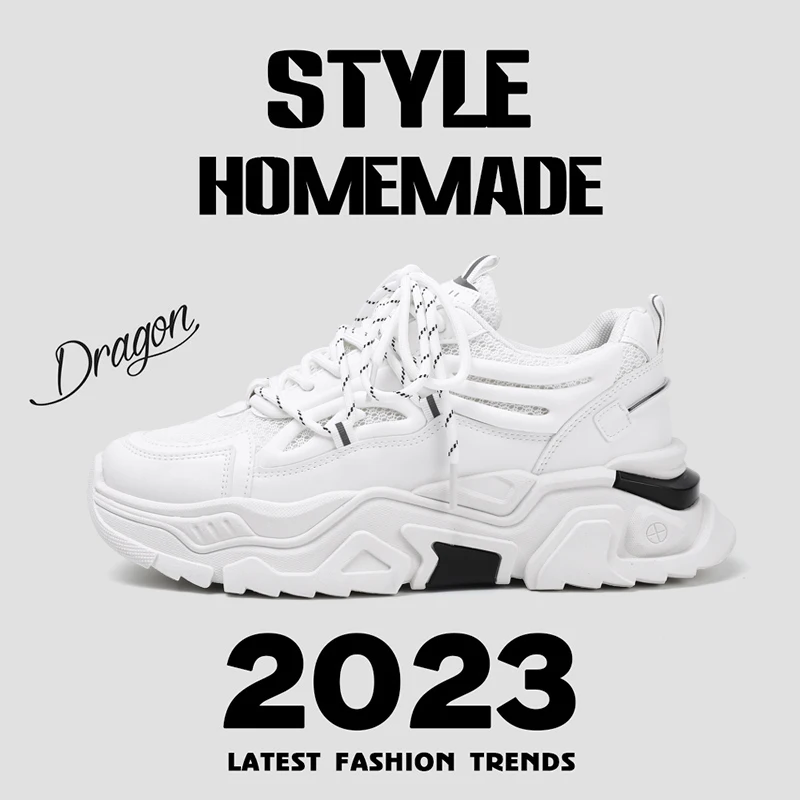 New Design Women Men Bread Shoes Wide Sole Couples Unisex Chunky Sneakers Hip Hop Sports Shoes
New Design Women Men Bread Shoes Wide Sole Couples Unisex Chunky Sneakers Hip Hop Sports Shoes