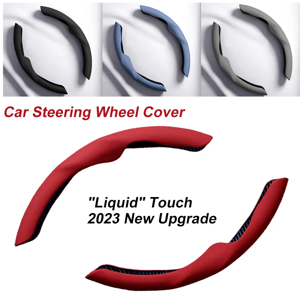 Universal PU Car Steering Wheel Cover Liquid Feeling 38cm/15inch Anti-Slip Steering Wheel Cover Car Styling Interior Accessories
Universal PU Car Steering Wheel Cover Liquid Feeling 38cm/15inch Anti-Slip Steering Wheel Cover Car Styling Interior Accessories